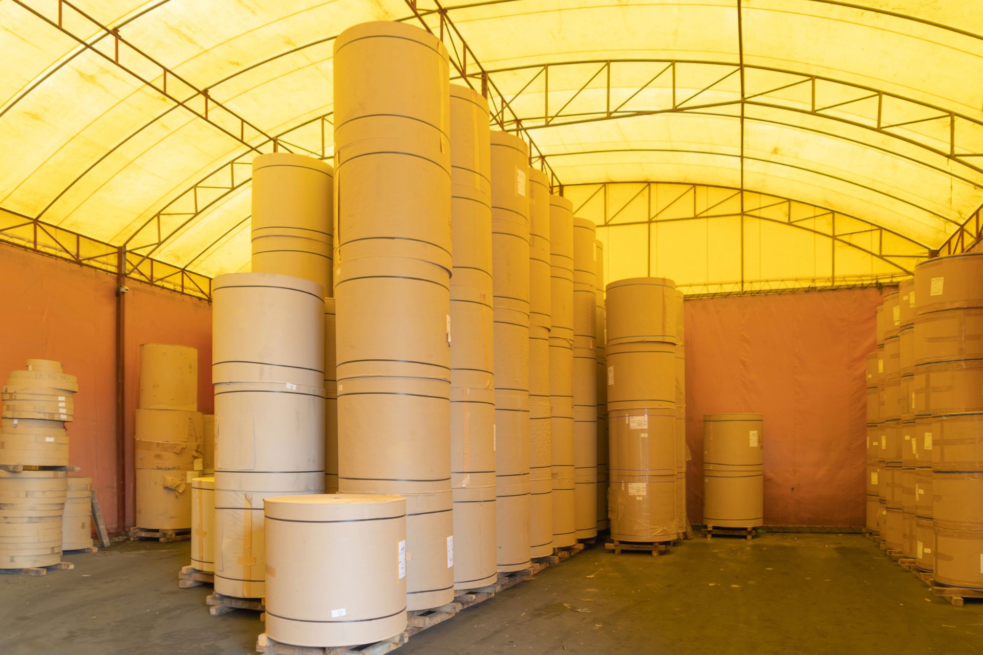 Tendas em lona para armazenamento sazonal