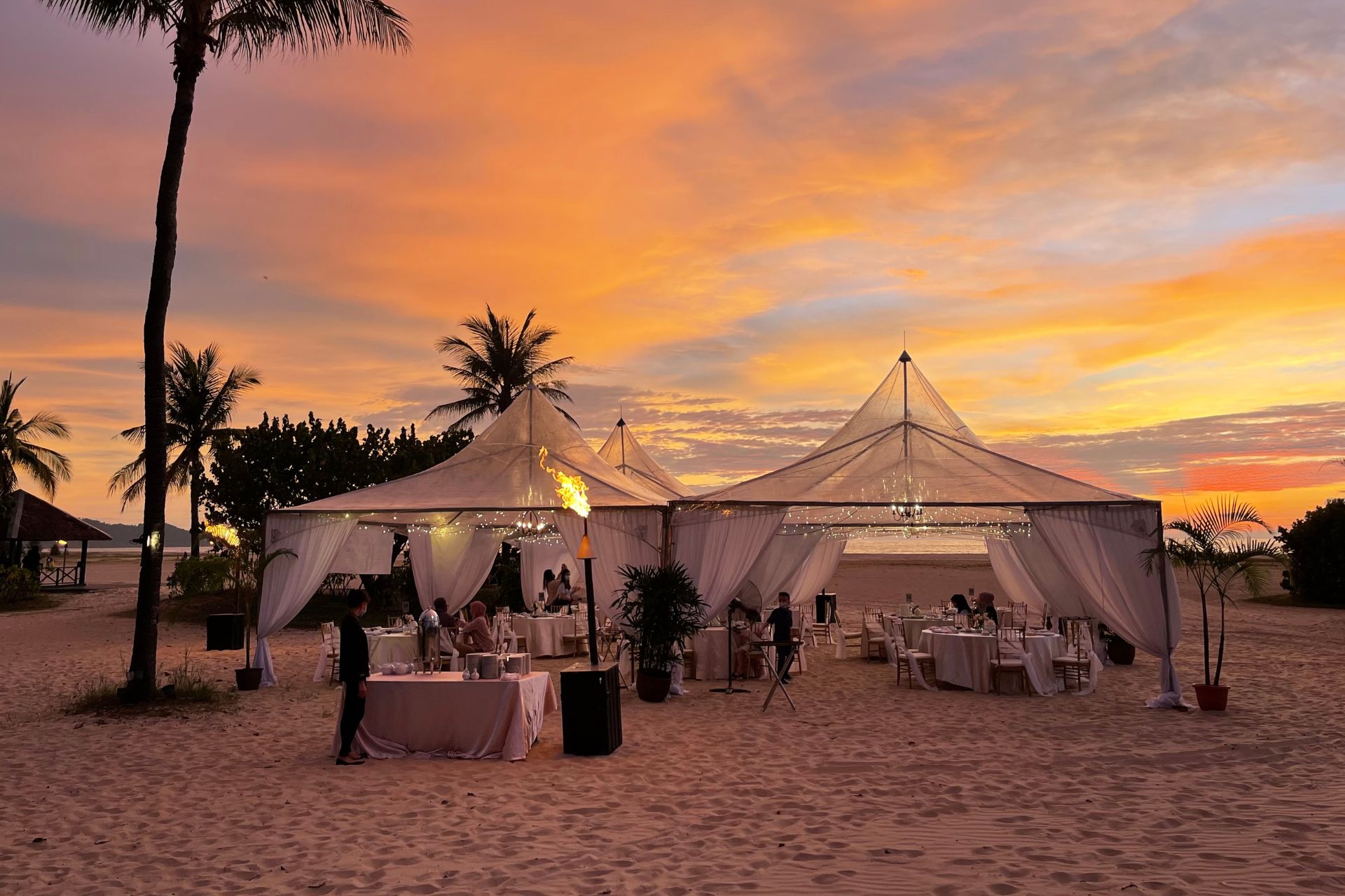 tendas transparentes